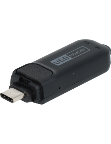 Enregistreur audio clé USB-C à détection de son lecture directe sur smartphone