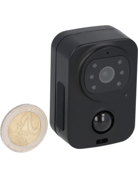 Caméra miniature longue autonomie full HD 1080P vision nocturne et capteur PIR