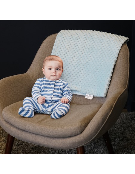 Couverture plaid anti ondes pour bébé MISSION DARKNESS BLANKET-BABY-BLUE