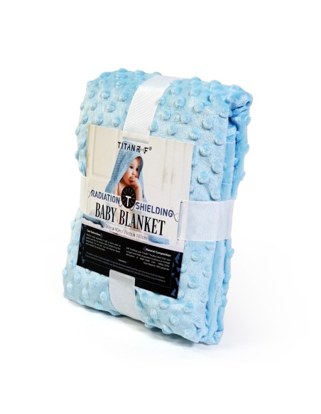 Couverture plaid anti ondes pour bébé MISSION DARKNESS BLANKET-BABY-BLUE