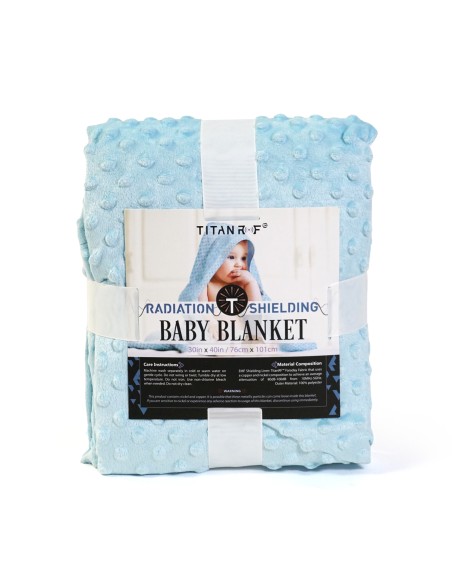 Couverture plaid anti ondes pour bébé MISSION DARKNESS BLANKET-BABY-BLUE