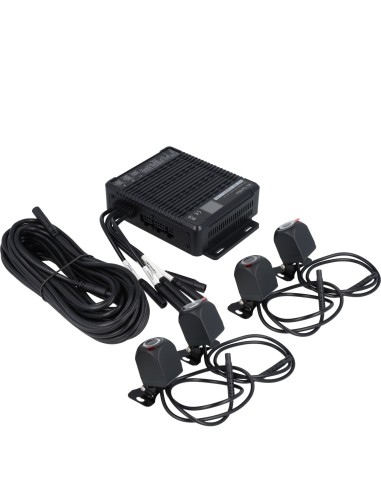 Kit dashcam 4G avec 4 caméras miniatures et...