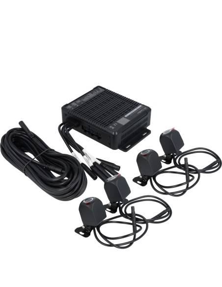 Kit dashcam 4G avec 4 caméras miniatures et suivi GPS