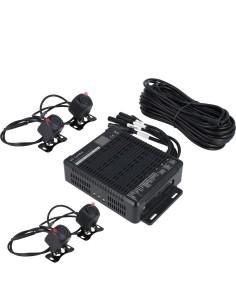 Kit dashcam 4G avec 4 caméras miniatures et suivi GPS