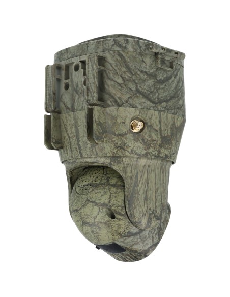 Caméra 4G PTZ motorisée camo avec batterie longue autonomie solaire