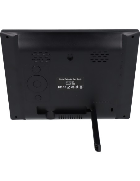 Caméra avec détection de mouvement 2K dans un calendrier réveil digital