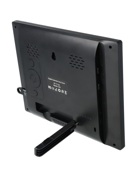 Mini caméra avec détection de mouvement 2K dans un cadre photo réveil