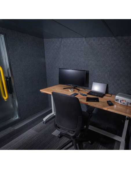 Cabine blindée Faraday modulaire portable - Salle RF blindée - Faraday Defense