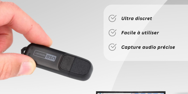 Micro espion clé USB : la surveillance audio ultra-discrète ?️